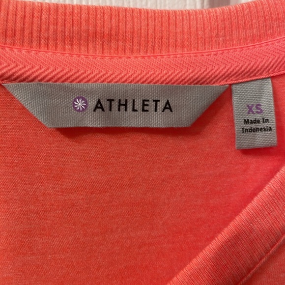 XS Athleta dress - raunched sides - coral - Picture 2 of 3